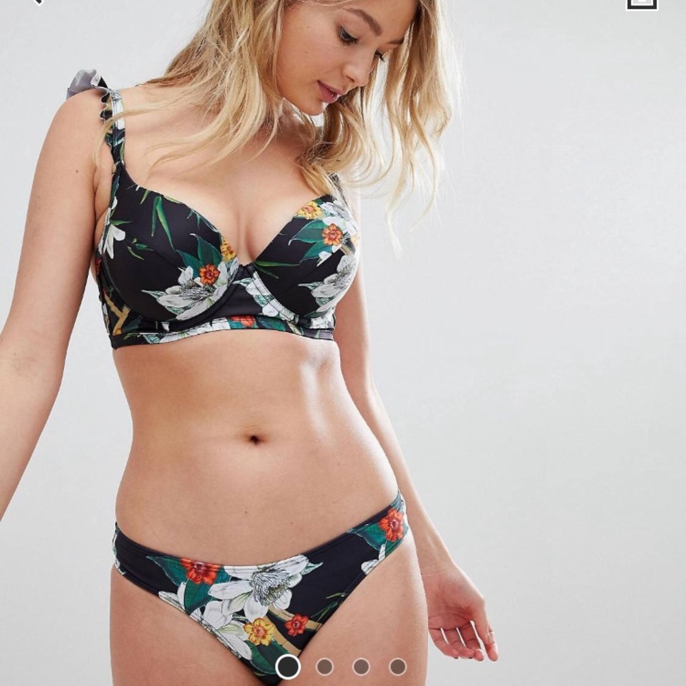 ASOS floral push up bikini